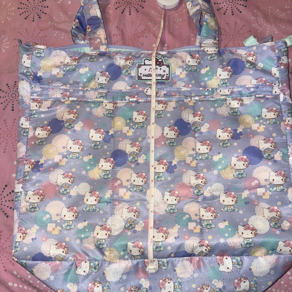 Jujube x Hello Kitty Multicolor Patterned Tote